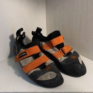 Tenaya Orange and Black Climbing Shoes